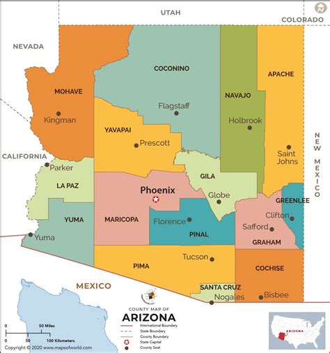 arizona cities|arizona counties.